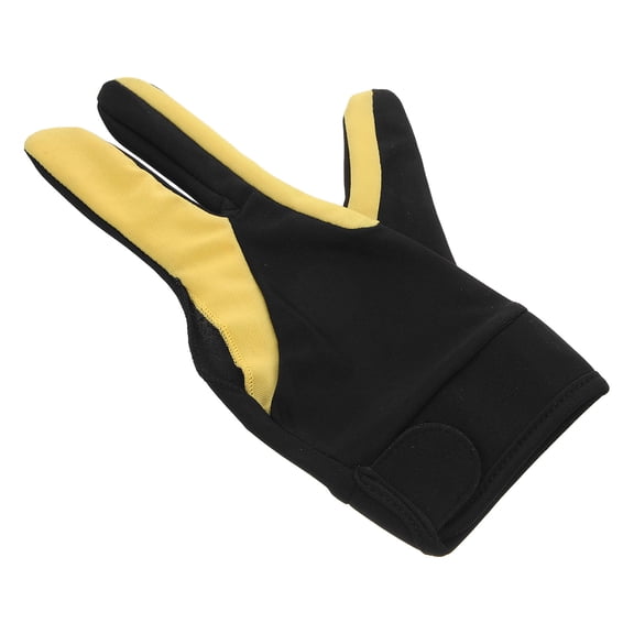 PTOOTP Snooker Sport Glove Stretchable Elastic Fiber for Game Play, Multi-Color, 1 Piece