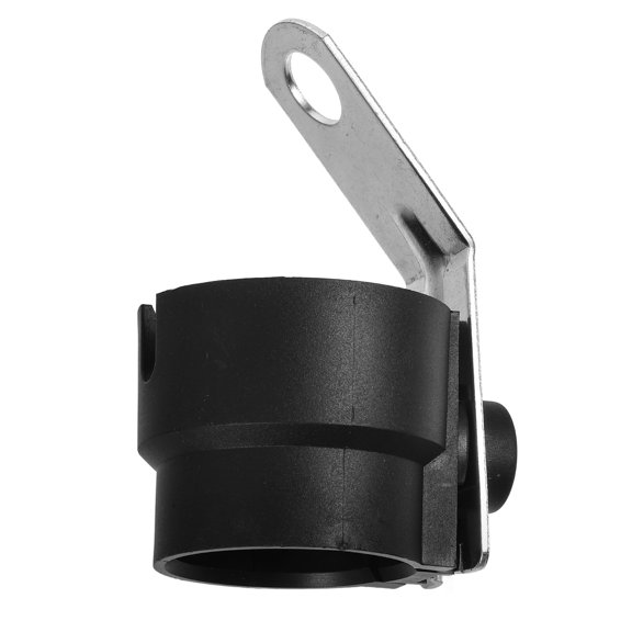 PTOOTP Black Heavy Duty 7 Pin Trailer Plug Holder Mount Bracket for Towing and Camper Accessories