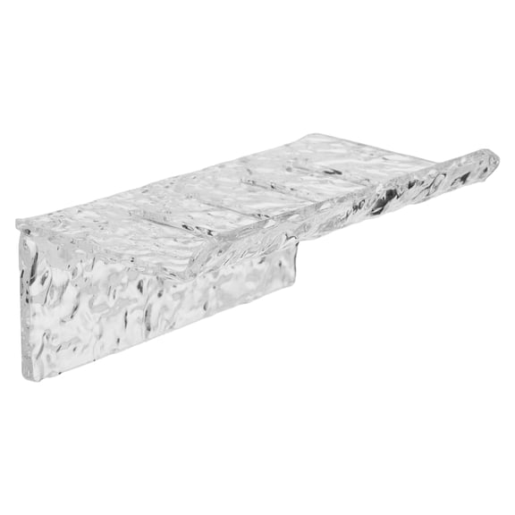 PTOOTP Clear Acrylic Wall Mounted Soap Holder with Self-Draining Design, Bathroom Soap Rack for Shower or Sink Storage