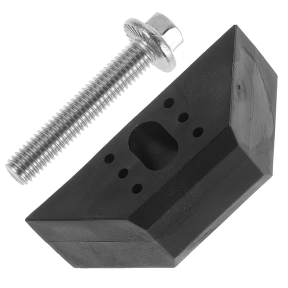 PTOOTP Vehicle Battery Hold Down Kit Black Steel Clamp for Car Battery Secure Fix