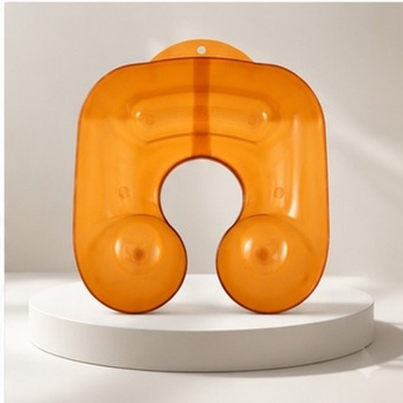 PTOOTP Versatile Light Brown Plastic Hairdressing Tray for Salon Hair Coloring and Perm Treatment