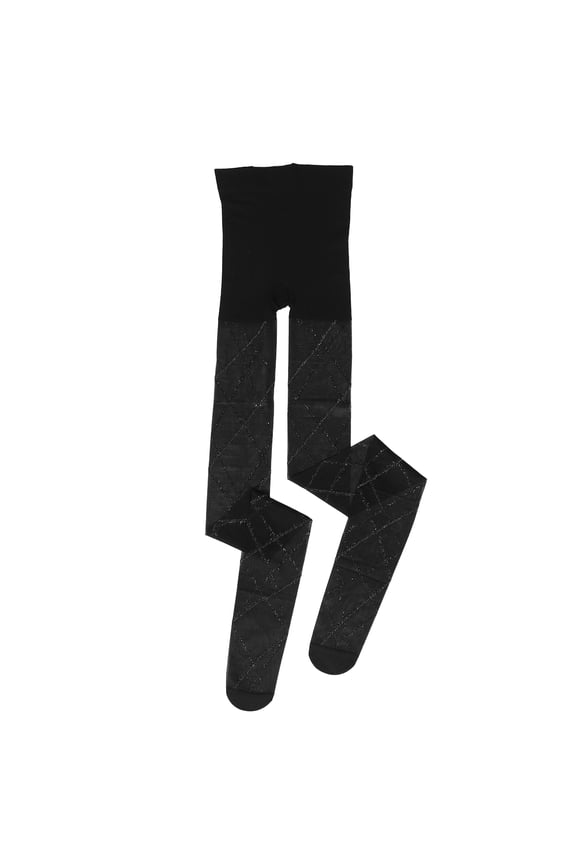 Shimmer Tights with Vintage Design, Transparent and Comfortable Stockings for Women and Girls