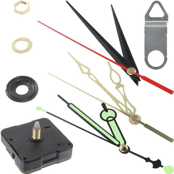PTOOTP Plastic Wall Clock Movement Repair Kit 1 Set for Clock Making and Replacement with Simple Design
