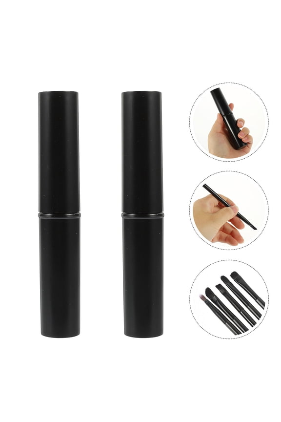 Watch Cleaning Kit with 2 Sets of Black Soft Bristle Brushes for Small Parts Maintenance and Repair Tools