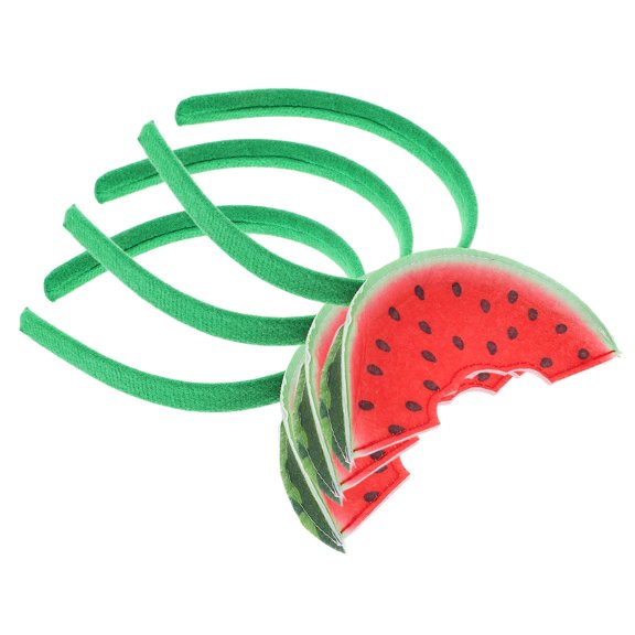 PTOOTP Watermelon Headband for Kids and Adults, Soft Cloth 3D Photo Prop for Party, Christmas, , Birthday, Multi-Color