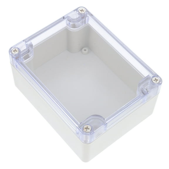 PTOOTP Weatherproof Outdoor Electrical Junction Box with Transparent Cover, Enclosure for Home, Garden, and Outdoor Use