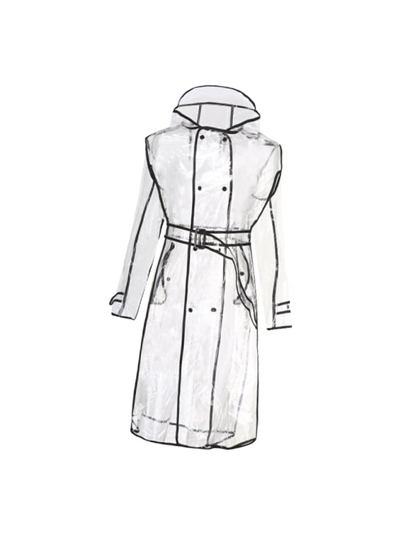 Mid-Long Transparent Eva Rainwear, Stylish and Protective for All Weather Conditions