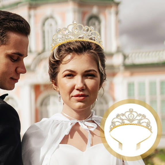 PTOOTP Elegant Wedding Hair Headband for Brides, Bridal Hair Accessory, 1 Piece, Perfect for Weddings and Special Occasions