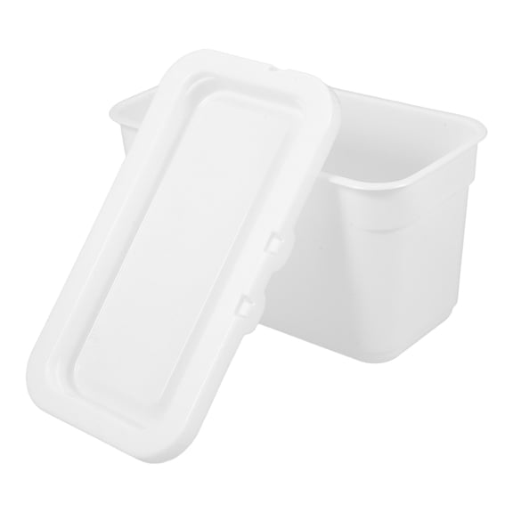 PTOOTP PP Material Laundry Storage Box White Convenient Container for Laundry Pod and Powder