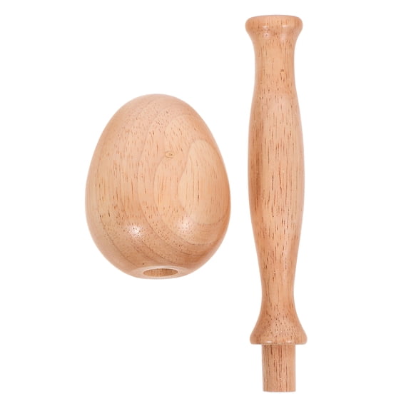PTOOTP Darning Egg Wooden for DIY Projects and Clothing Maintenance 1Pack
