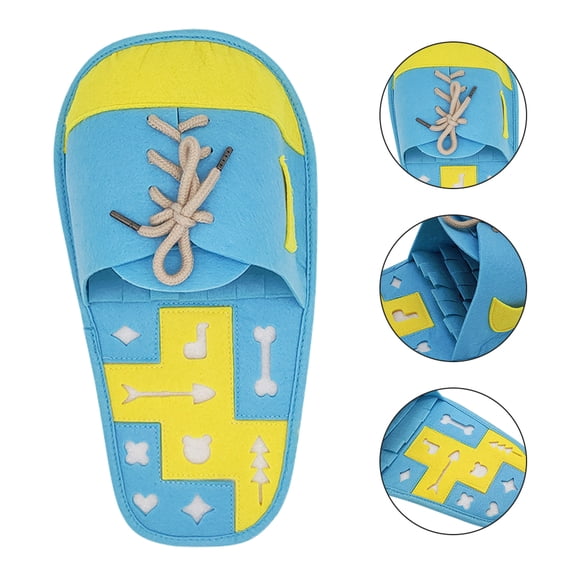 PTOOTP Dog Snuffle Mat Light Felt - 1 Pack Interactive Sniffing Toy for Dogs to Encourage Natural Foraging