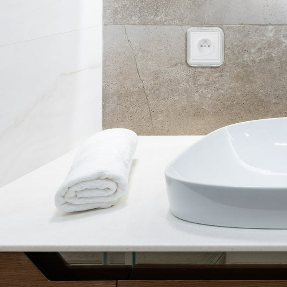 PTOOTP Wall Plug Cover White Electrical Outlet Safety Protector for Home Use