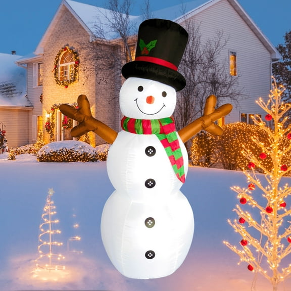6FT Inflatable Snowman Outdoor Decoration