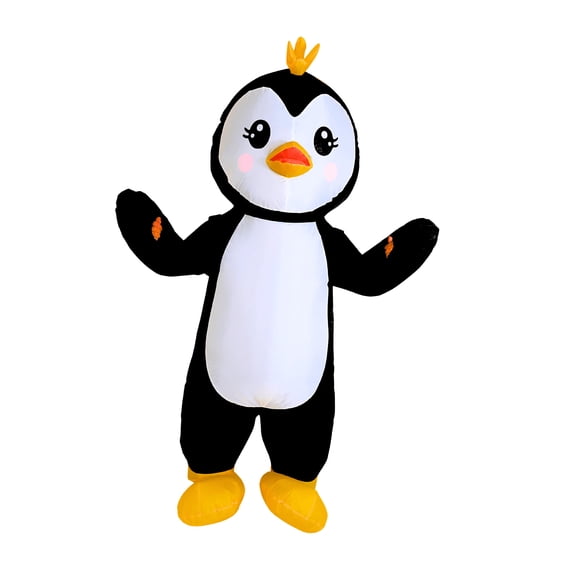 PTS Inflatable Costume Adult, Blow Up Penguin Costume for Halloween Inflatables Cosplay Party