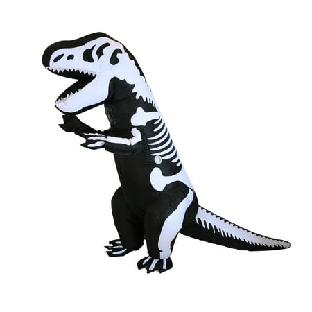 Kid Skeleton Dinosaur Inflatable Costume