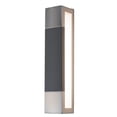 thumbnail image 1 of AFX  Post 1-light Satin Nickel and Grey LED Sconce, 1 of 2