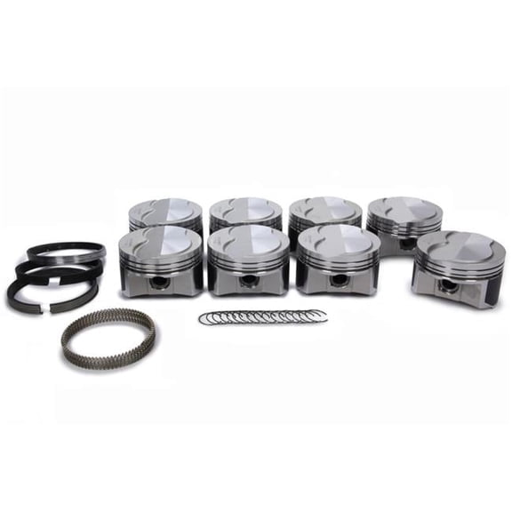 PTS523A903 3.9 in. Bore 4cc LS1 Domed Piston Set