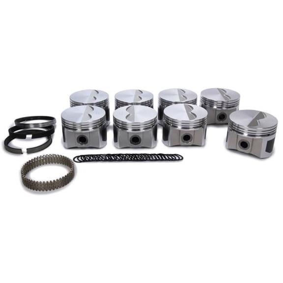 PTS531A3 4.35 in. Bore -4cc Flat Top Piston Set for Big Block Mopar