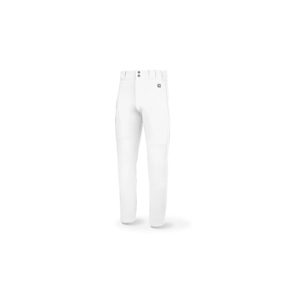 PTS8120 Full Length Tapered Baseball Pant With 4-Way Stretch White Size L