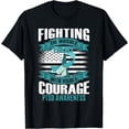 thumbnail image 1 of PTSD Awareness Fighting The Invisible Veteran T-Shirt, 1 of 3