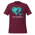 thumbnail image 1 of PTSD Awareness Shirt, Unisex, PTSD Shirt, PTSD Warrior, PTSD Awareness Gift, PTSD Awareness T-Shirt, PTSD Support, PTSD Ribbon, PTSD Month (Maroon, XL), 1 of 1