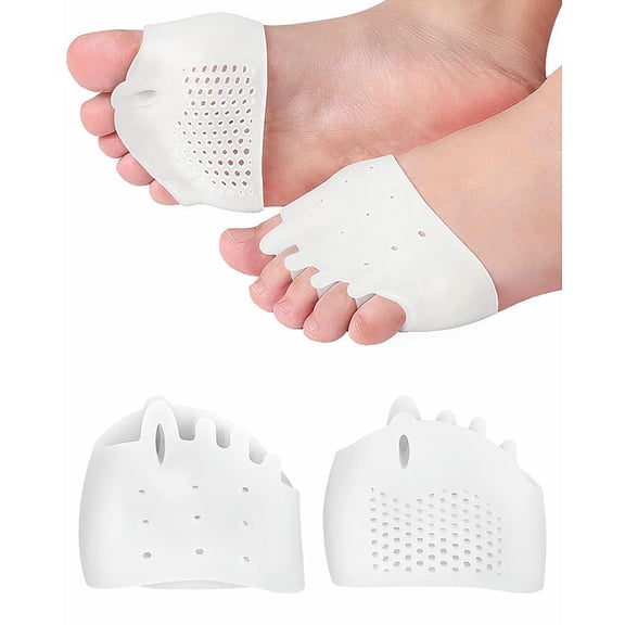 PTSPLLMY 1 Pair Metatarsal Pads Toe Separators for Bunion Correction,Soft and Breathable Hammer Toe Corrector Toe Spacers for Women Men Feet Relief