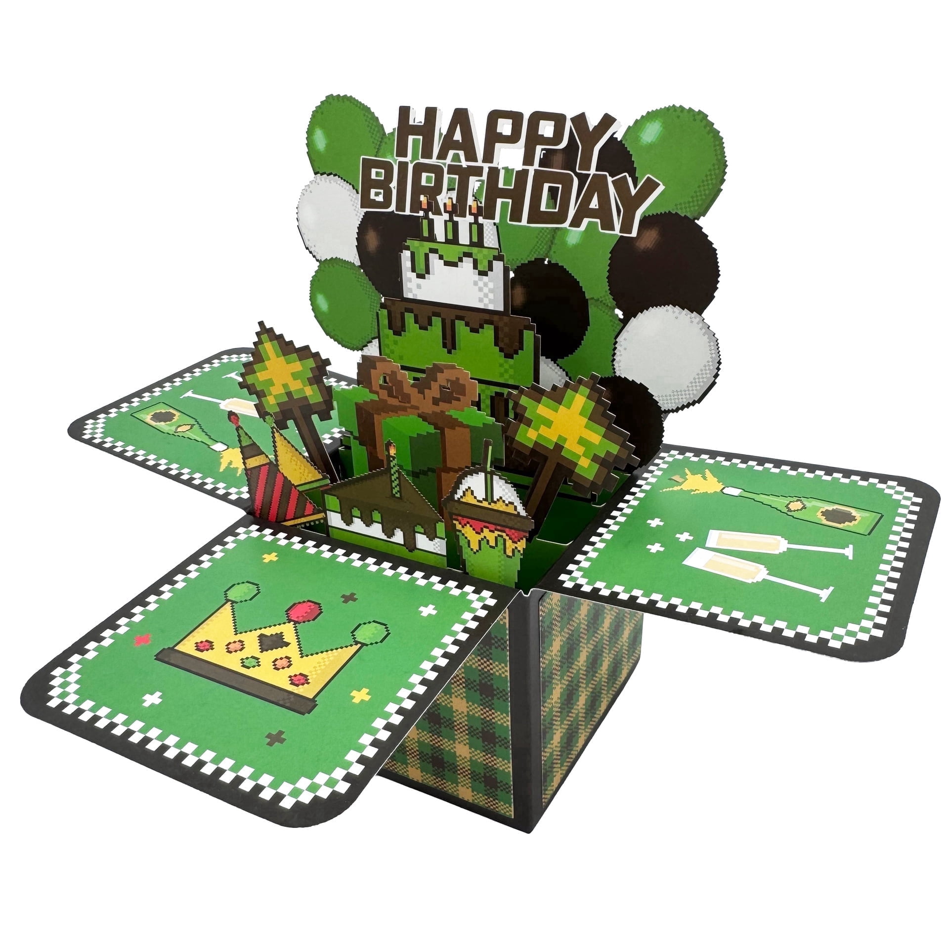 PTSPLLMY Rechale Musical Birthday Cards, 3D Pop Up Card with Music and ...