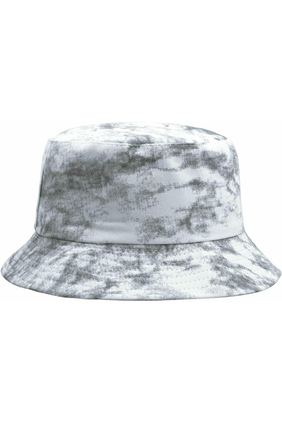 Spring Summer Women Bucket Hat Bright Tie Dye 6 Colors Thin Cotton Breathable Fisherman Hat for Men Outdoor Shade