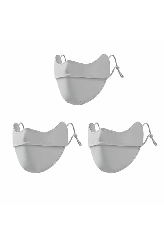 UV Face Mask Sun Protection,UPF 50+Blocks 98% of UVA/UVB Rays,UV Face Mask for Women Washable Reusable(3PCS)