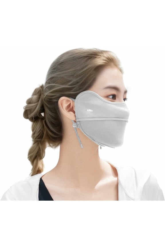 UV Sun Protection Face Cover/Neck Gaiter Scarf UPF50+ Breathable Cooling for Summer Outdoor Activities Reusable