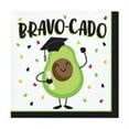 thumbnail image 1 of PTYC 349683 Graduation Fun Bravo-cado Folded Size 2 Ply Beverage Napkin, 1 of 1
