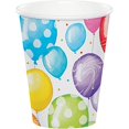 thumbnail image 1 of PTYC 357390 9 oz Balloon Bash Hot & Cold Paper Cup, 1 of 1
