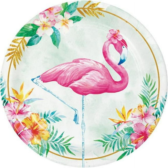 PTYC 362838 Dinner Plate - Flamingo Floral