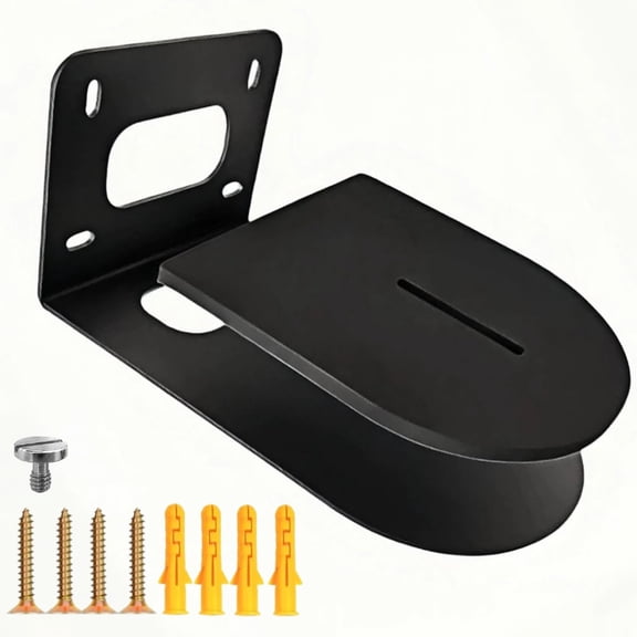 PTZ Camera Wall Mount Bracket Black Pro Metal Mount for PTZ Cameras