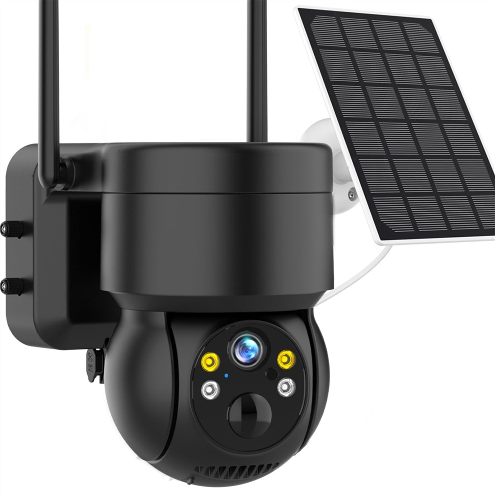 PTZ IP Camera Outdoor Wireless Solar Camera 2K 4MP HD Builtin Battery