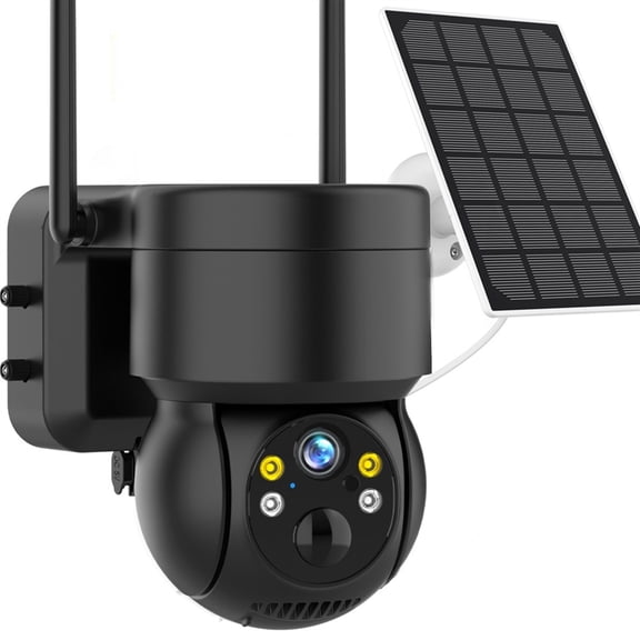 PTZ IP Camera Outdoor Wireless Solar Camera 2K 4MP HD Built-in Battery PIR Human Alarm Video Surveillance Cam