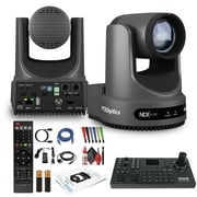 PTZOptics Move 4K PTZ Camera with 20x Zoom + SuperJoy PTZ Controller