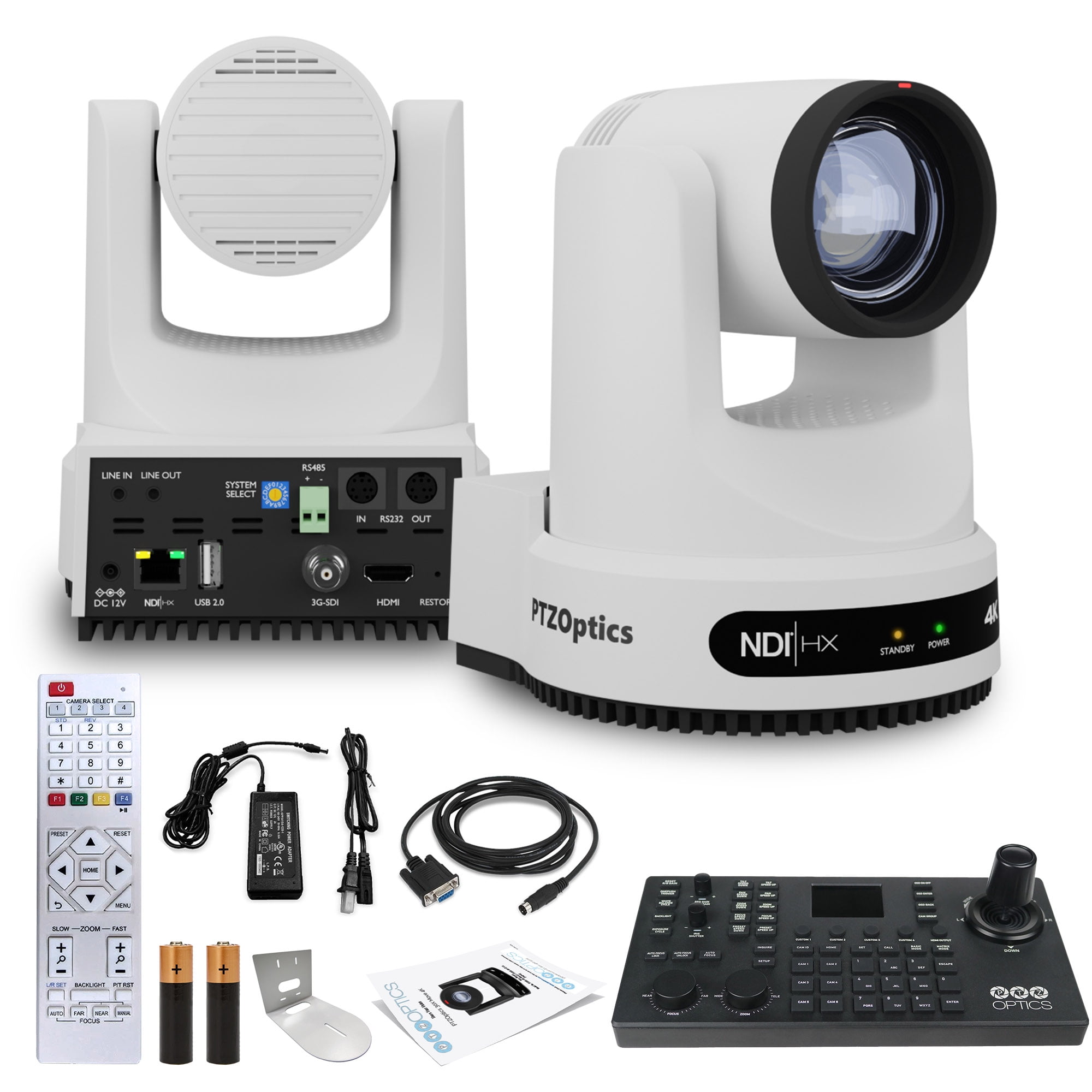 PTZOptics Move 4K SDI/HDMI/USB/IP PTZ Camera with 20x Optical Zoom