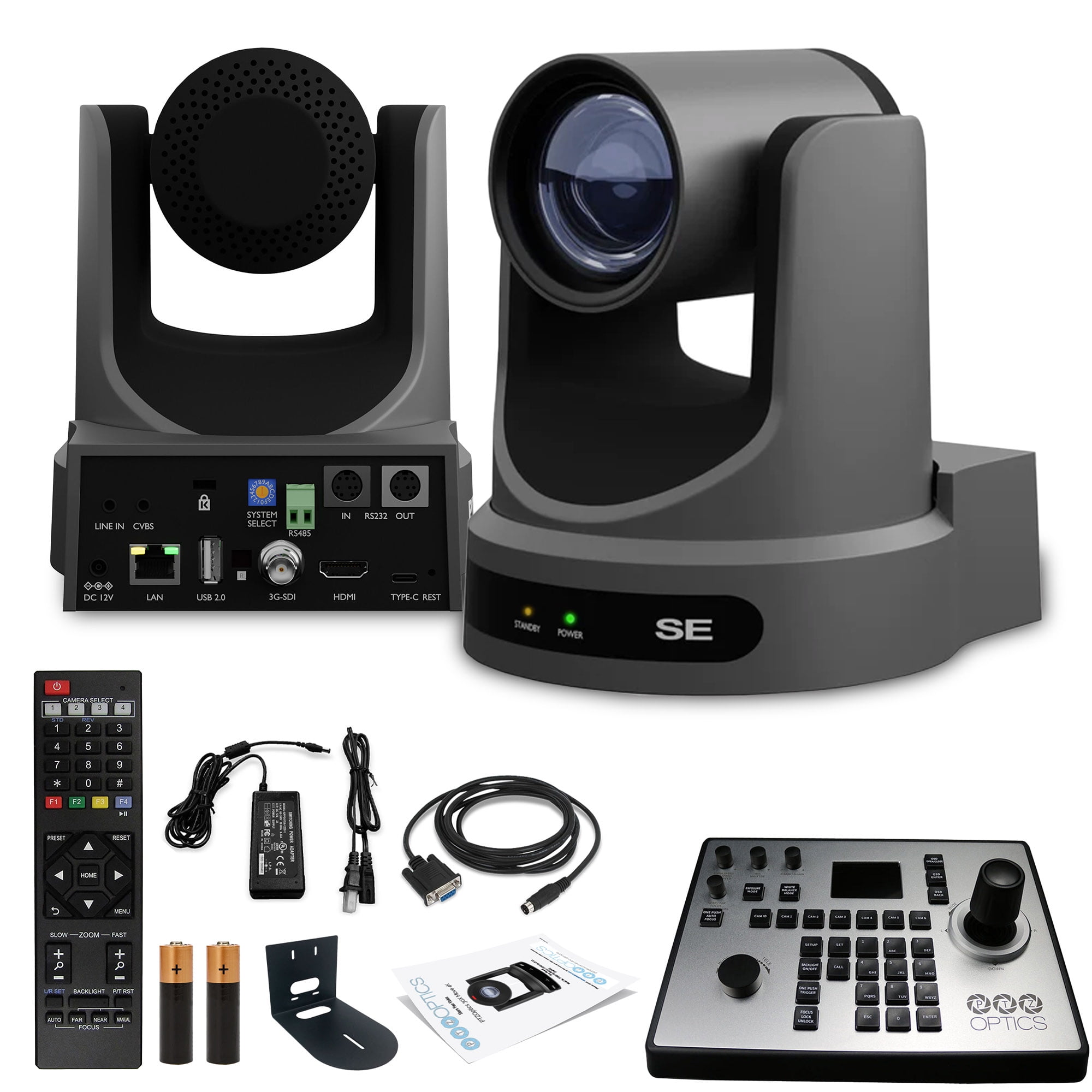 PTZOptics Move SE PTZ Camera with 30x Optical Zoom (PT30XSEGYG3