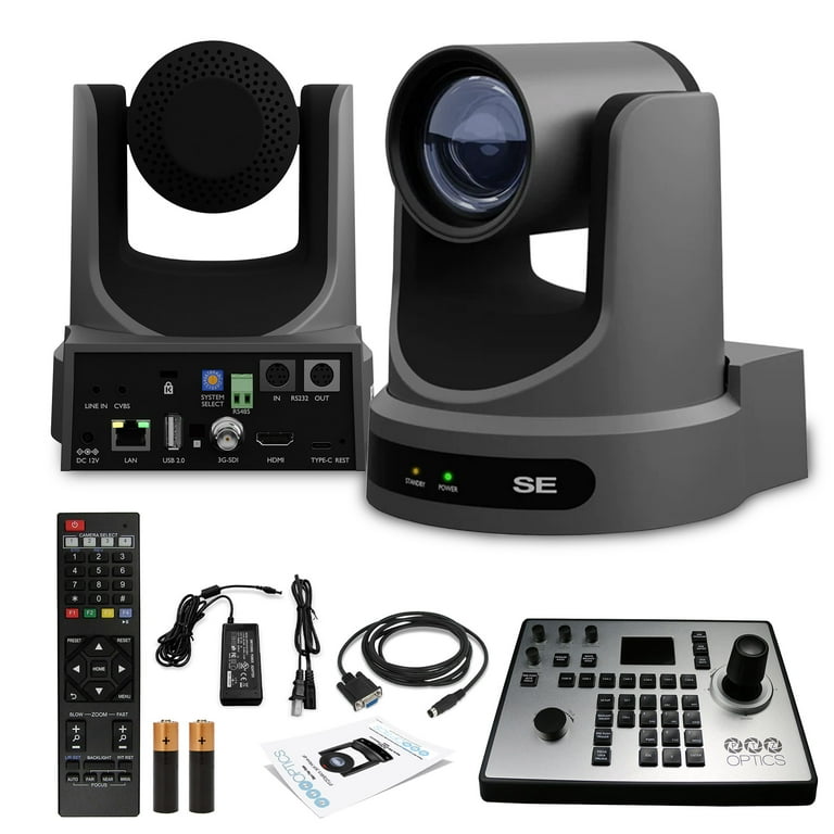 PTZOptics Move SE PTZ Camera with 30x Optical Zoom (PT30X-SE-GY-G3