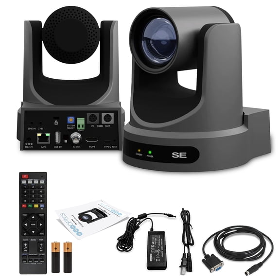 PTZOptics Move SE SDI/HDMI/USB/IP PTZ Camera with 20x Optical Zoom (Gray) (PT20X-SE-GY-G3)