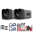 thumbnail image 1 of PTZOptics Studio 4K Camera (Gray) 2 Pack | 12x Optical Zoom | UHD60 Video | NDI|HX2 Output + 2 x Tripod + 2 x HDMI + Cleaning Kit + 2 x Ethernet Cable + 2 x USB-C Cable, 1 of 8