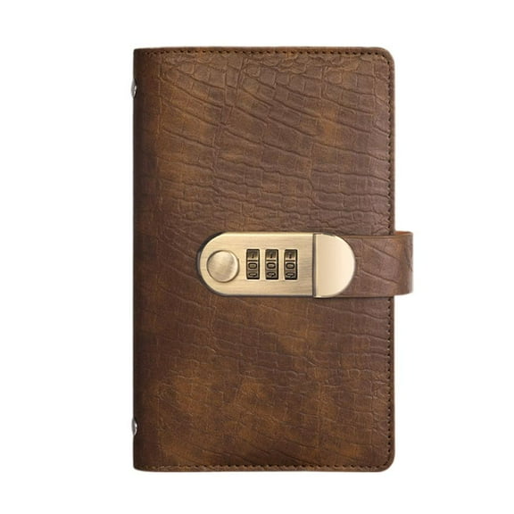 PU 17.8*11cm Money Savings Challenge Binder with Password Lock for Secure Cash Storage