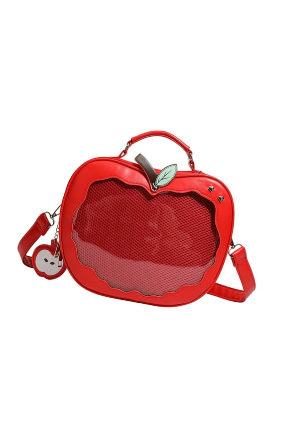 PU Backpack Apples Itabag Preppy Styles Shoulder Bag Crossbody Bag