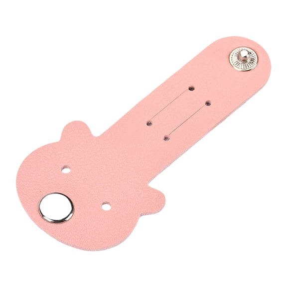 PU Bear Shaped Cord Manager Buckle Electronics Cable Organiser Perfect For Travel Storage And Daily Use Color Vary