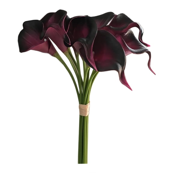 PU Calla Simulation Flower Wedding Decoration Artificial Feel Bridal Bouquet Flowers