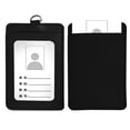 thumbnail image 1 of PU Card Sleeve for Work Cards Business ID Cards Storage Organizer, 1 of 20
