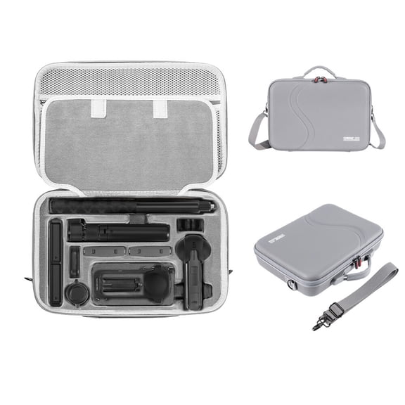 PU Carrying Case for Insta360 X5 Camera Accessories Portable Storage Bag Waterproof Travel Case with Large Capacity Storage Lens Grip Removel Tool Accs Bag