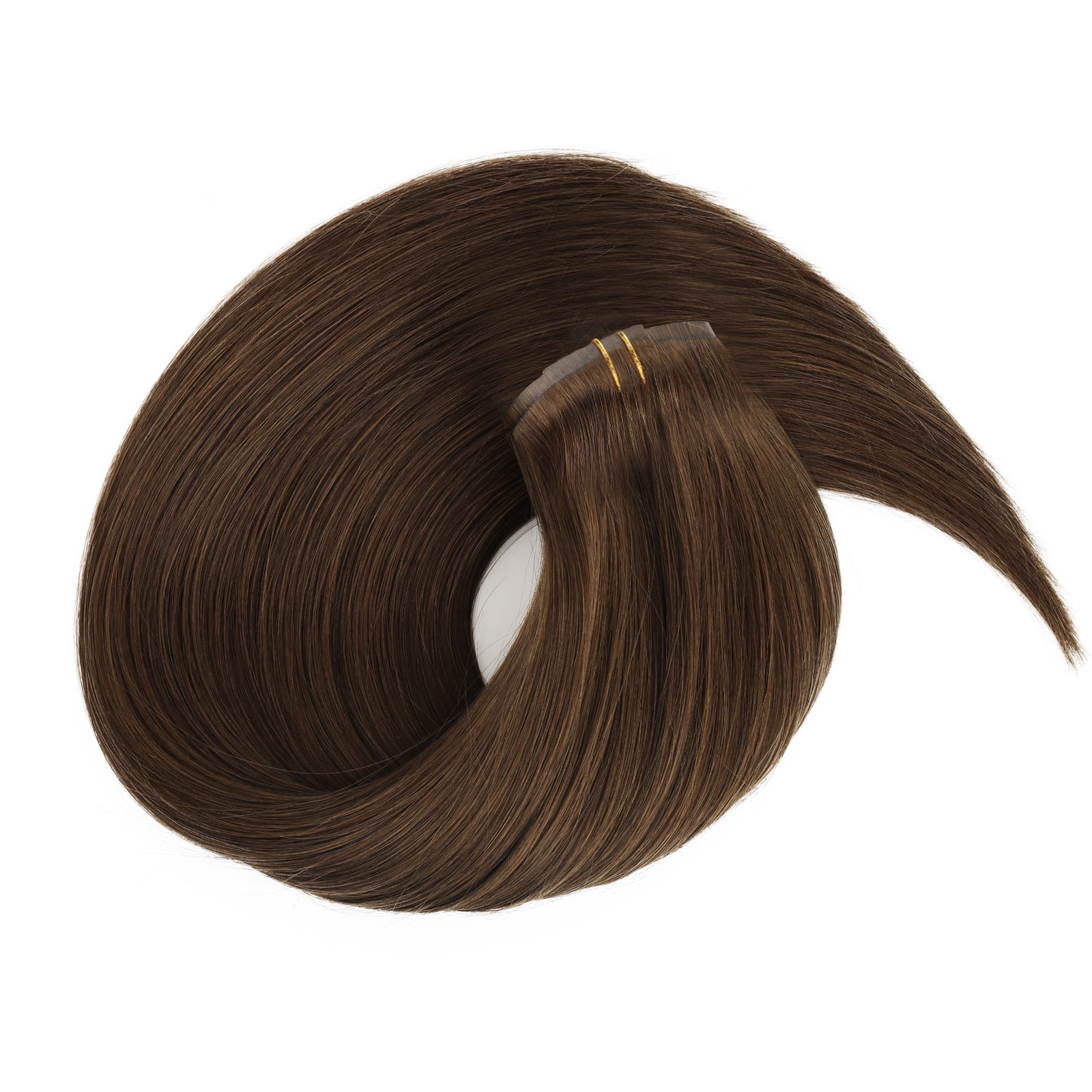 PU Clip In Hair Extensions 6# 160g 18inch