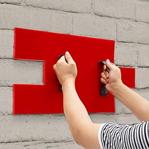 PU Concrete , Concrete Texture Mat for Stamped Pattern Finishes, Stone Cement Wall Mold Stamping Tools-Perfect for DIY, Concrete Overlay, and Stone Pattern Projects (22.2 * 12 inch)